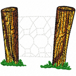 Garden Barriers Embroidery Design 9 Garden Barriers Embroidery Design 9